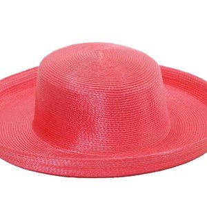 (JS1003 - Pink) PP Plain Church Hat